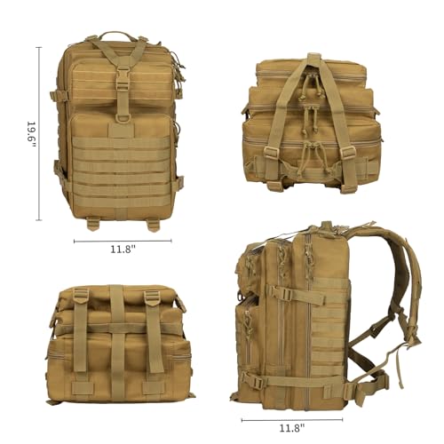 Military Tactical Backpack 45L Molle Assault Pack S1276
