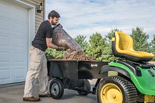 Agri-Fab 750-Pound Tow Behind Dump Cart, Black K180