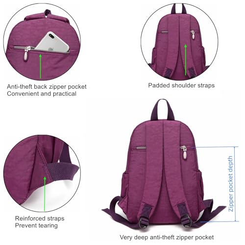 AOTIAN Mini Daypack Anti-Theft Backpack for Hiking Travel Sports Q2328