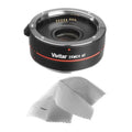 Canon Zoom Telephoto EF 70-300mm f/4-5.6 IS USM 2x Teleconverter (4 Elements) + Nwv Direct Microfiber Cleaning Cloth.