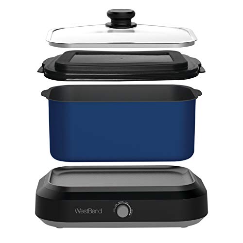 West Bend 87905R Slow Cooker 5-Quart Red K75558