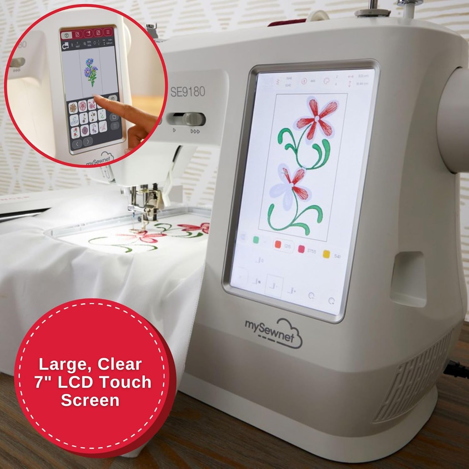 SINGER SE9180 Sewing and Embroidery Machine F279092