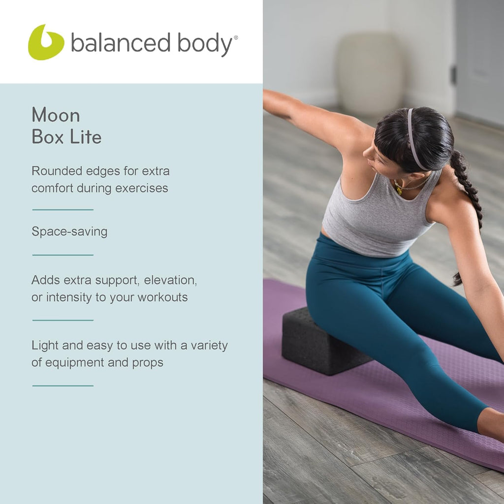Balanced Body Pilates Moon Box Lite, Lightweight Workout Box for Floor Exercise R116