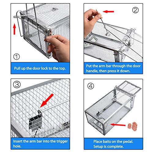 Humane Live Chipmunk Trap for Rats and Mice H443