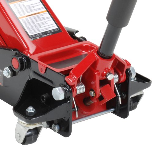 Blackhawk B6350 Black/Red Fast Lift Service Jack - 3.5 Ton Capacity X185803