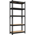 Yaheetech 5-Tier Heavy Duty Garage Shelving Unit, Adjustable Metal Storage Rack, Blue J339478
