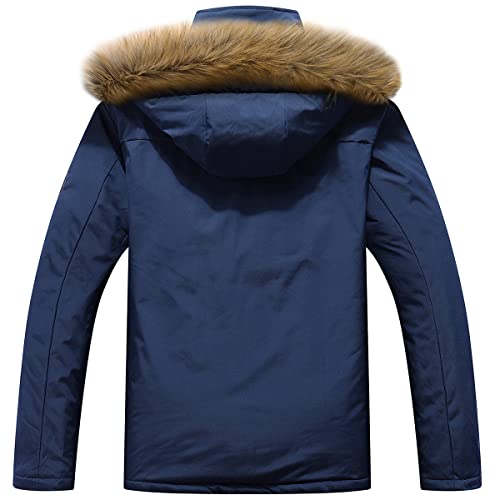 MOERDENG Men's Winter Ski Jacket Waterproof Hooded C811220
