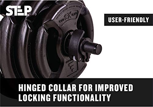 Club Quality 4-Weight Deluxe Barbell Set by Step Fitness Z720419