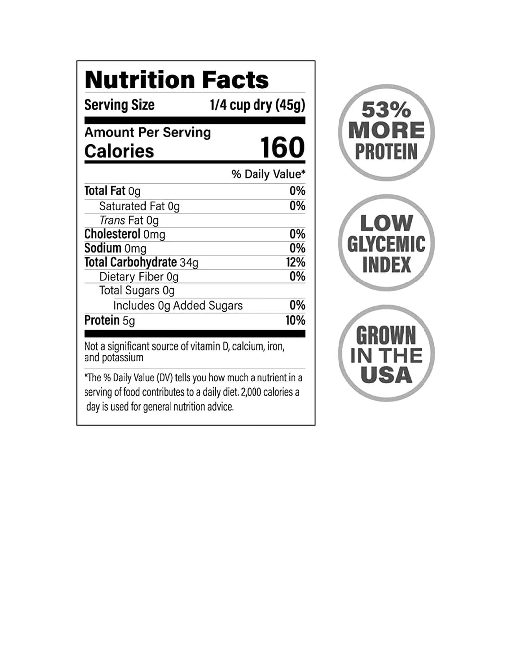 Parish Rice High-Protein Long-Grain White Rice, 5lb Bag K626755