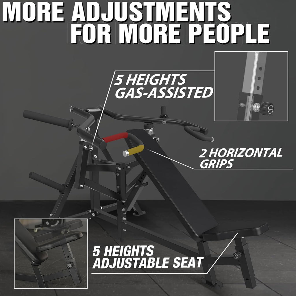 GMWD Chest Press Machine with Independent Converging Arms for Home Gym Y4530