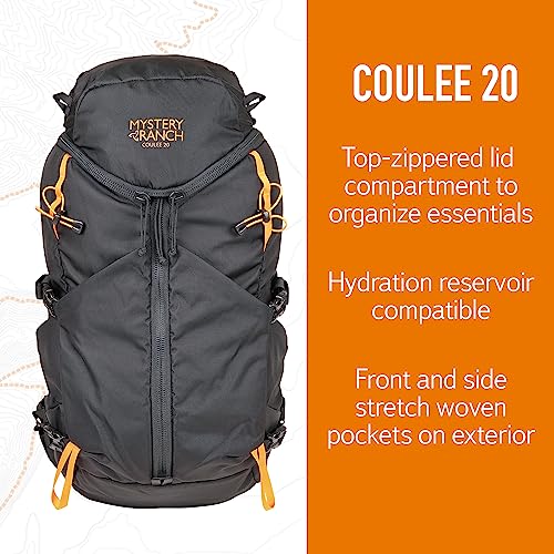 Mystery Ranch Coulee 20 Backpack - Lightweight Hiking Daypack, 20L, Black T718