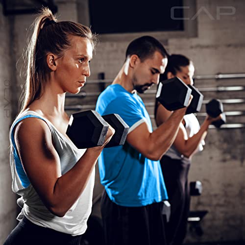 CAP 50 lbs Coated Dumbbell Set M40751