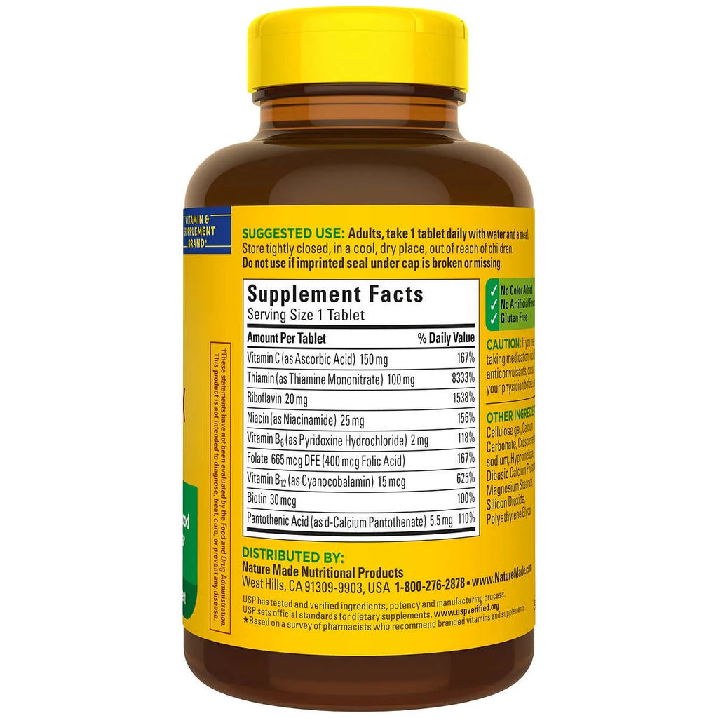 Nature Made Super B-Complex, 460 Tablets F541797