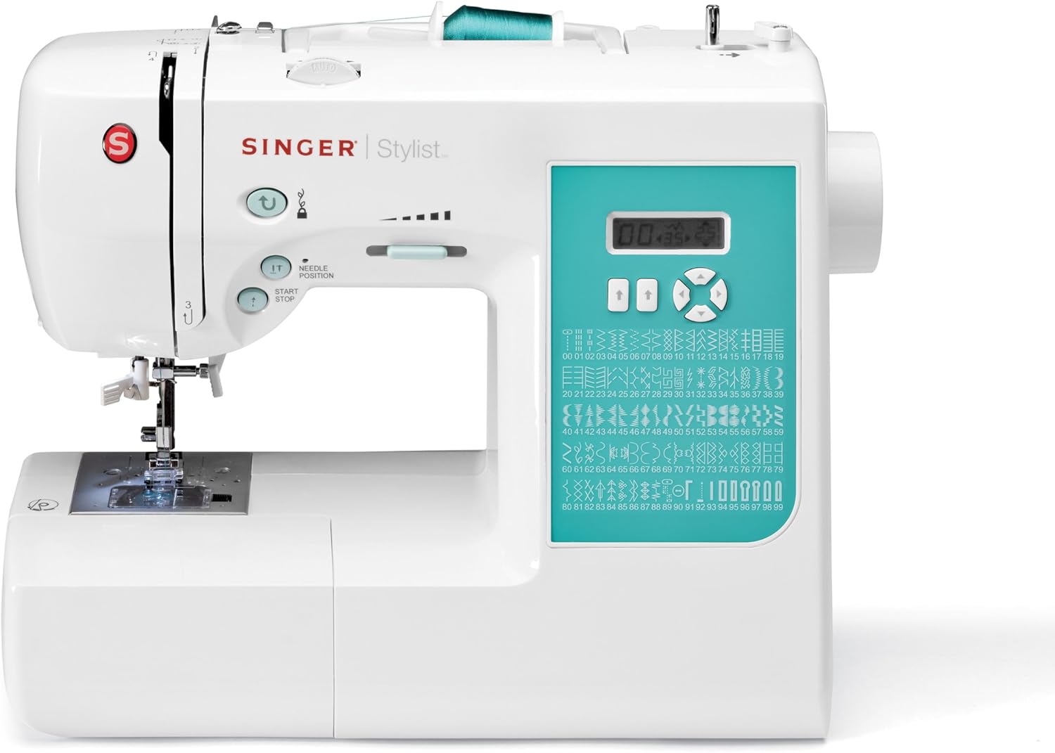 SINGER 7258 Stylist 100-Stitch Computerized Free-Arm Sewing Machine O917502