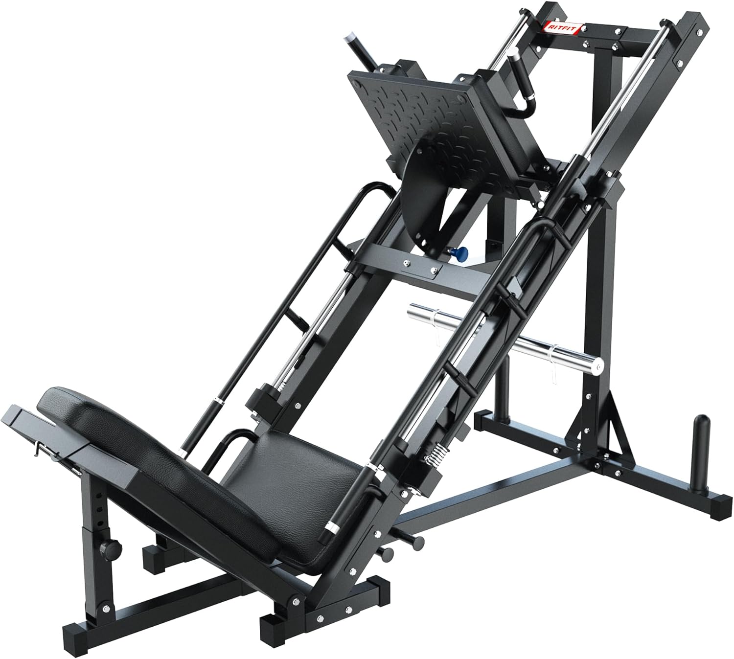 RitFit Leg Press Hack Squat Machine, Adjustable for Home Gym U994
