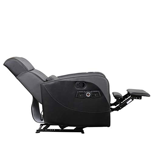 X Rocker Gamma Recliner Gaming Chair with Bluetooth Audio and Footrest, Black L57269
