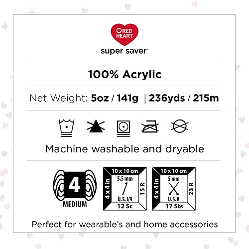 Red Heart Super Saver Primary Stripes Yarn 3 Pack - Acrylic Worsted Weight P190113