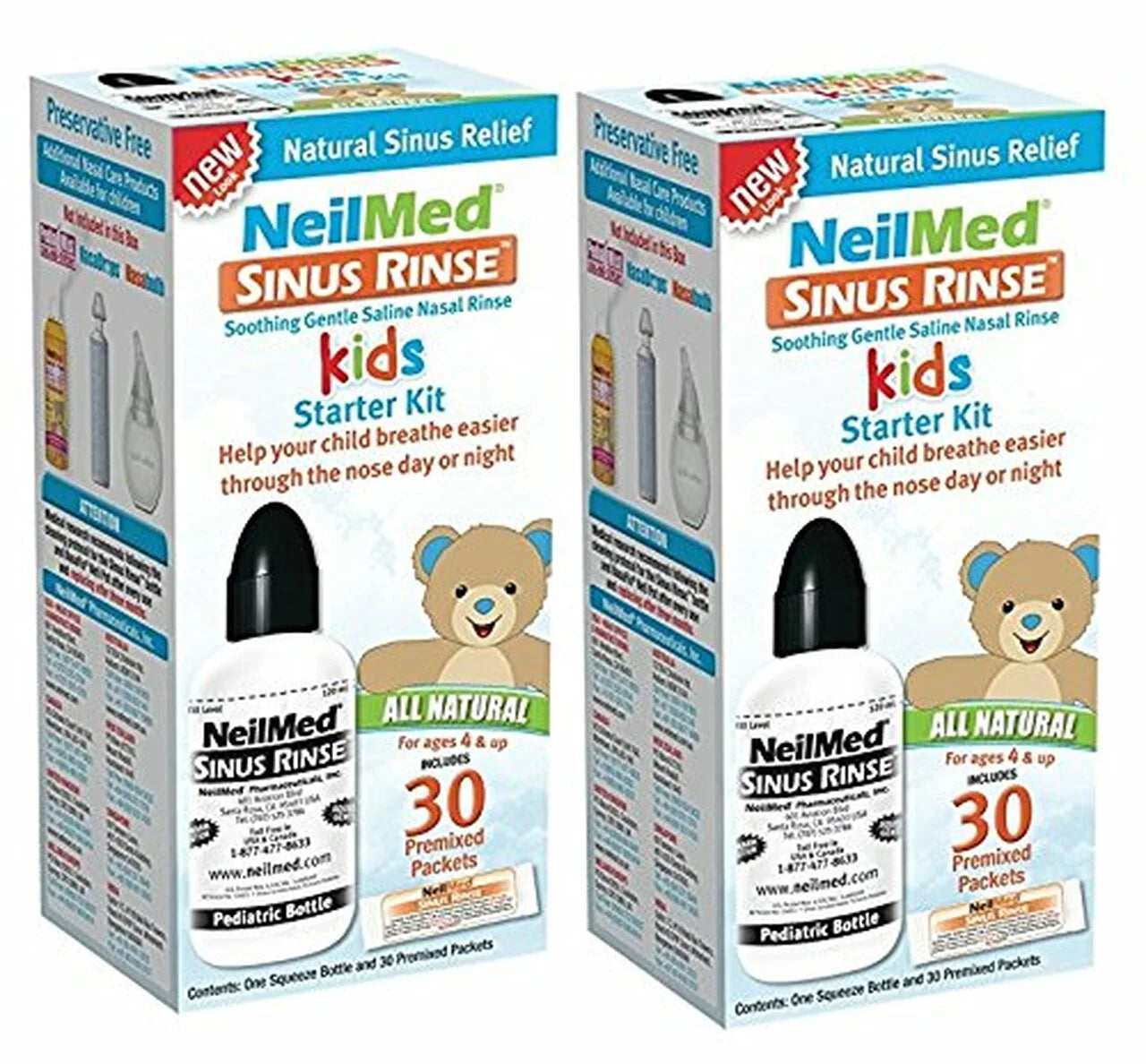 NeilMed Sinus Rinse Pediatric Starter Kit, Pack of 2 T45732