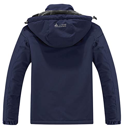 MOERDENG Men's Waterproof Ski Jacket Warm Winter Snow Coat C8342