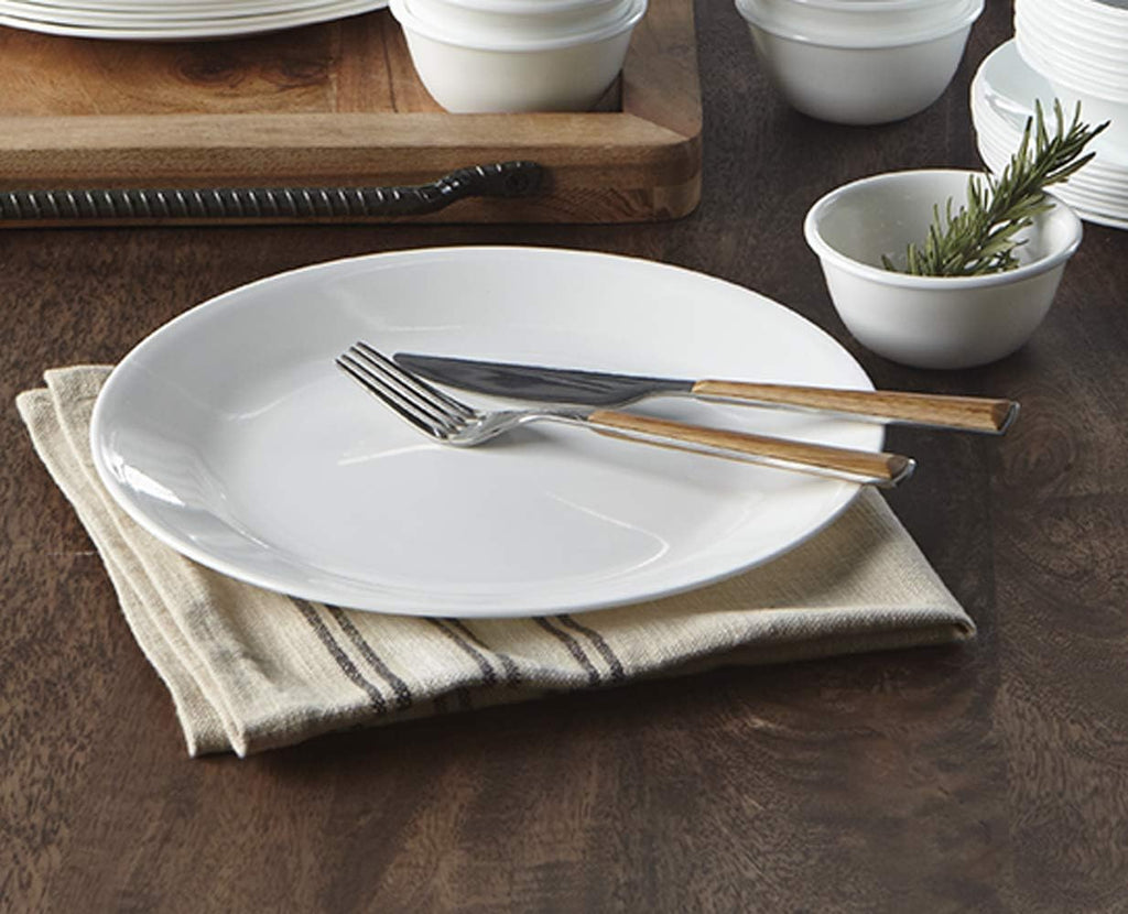 Corelle Winter Frost White Dinner Plates Set 6-Piece O4483