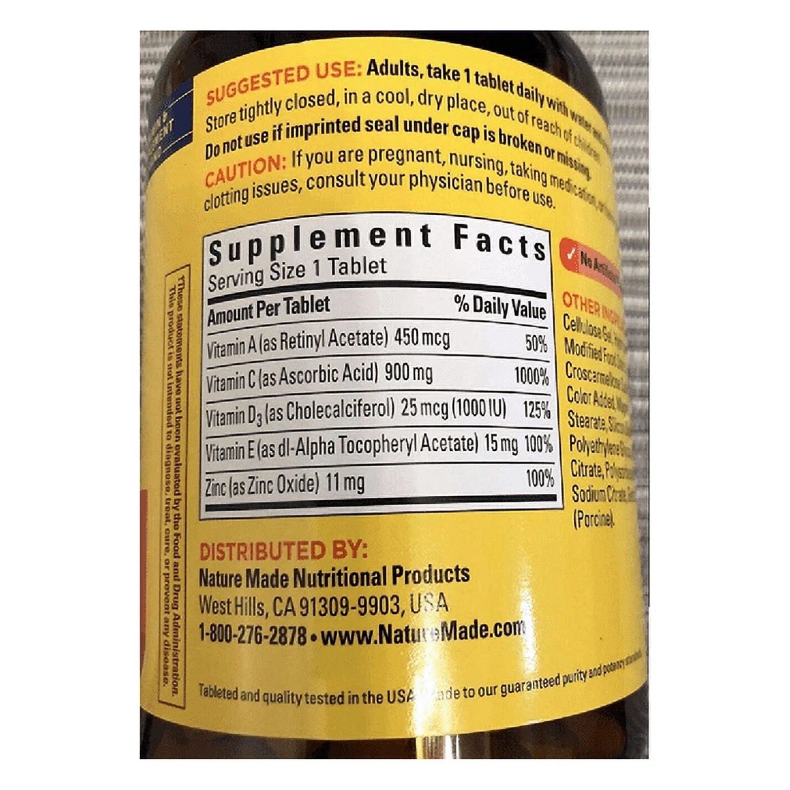 Nature Made Super C Immune Complex Tablets, 200 ct O640351