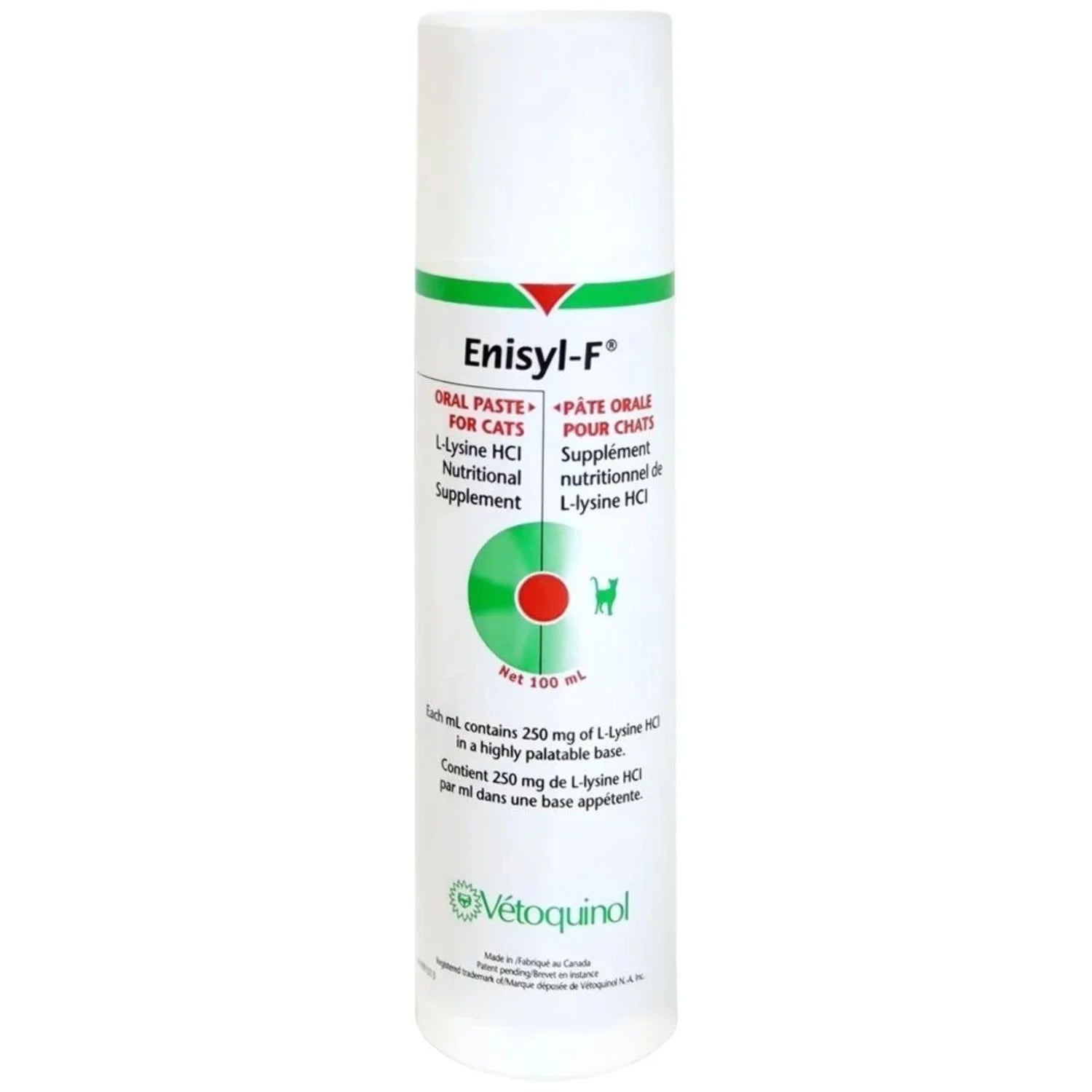 Vetoquinol Enisyl-F Lysine Oral Paste for Cats 100mL