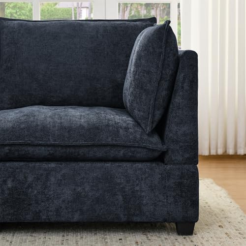Oversized Modular Sectional Sofa with Movable Ottoman E909