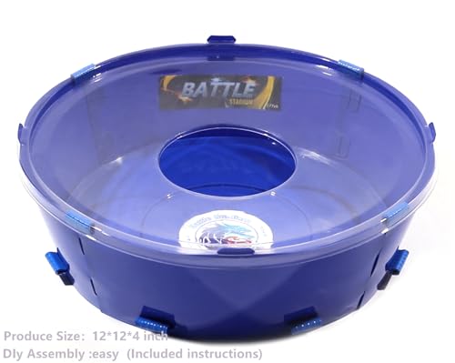 Double Decker Battle Arena Stadium for Beyblade Burst Toys (Blue) M2702
