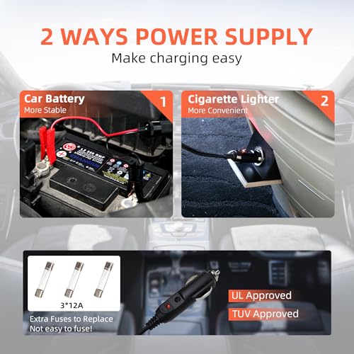 12V 5 Ton Electric Car Jack with Integrated Tire Pump for SUV Truck Sedan X6558