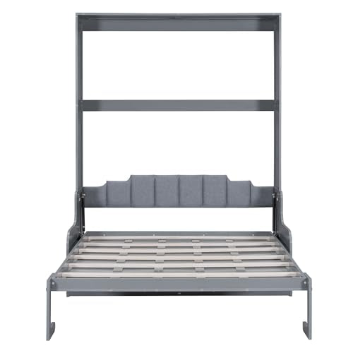 Ball & Cast Murphy Bed Queen Size with Cushion, White B692