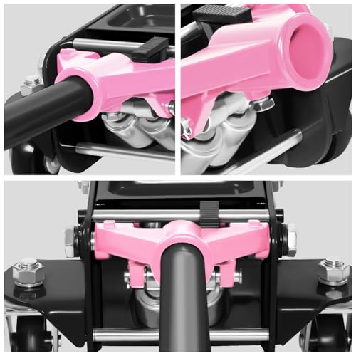 DNA MOTORING Floor Jack 3 Ton Low Profile Heavy Duty Hydraulic Car Jack, Black T11604