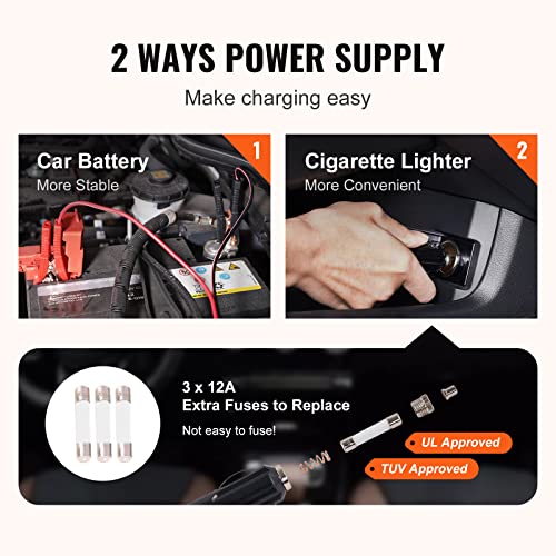 VEVOR Electric Car Jack 3 Ton 12V Scissor Jack with Remote Control P4998