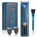 Body Hair Trimmer for Men, 2-in-1 Groin Hair Trimmer & Body Groomer Ball Shaver Electric Razor for Men Pubic Hair with 2 Replaceable Ceramic Blades, Gifts for Husband Guys Him