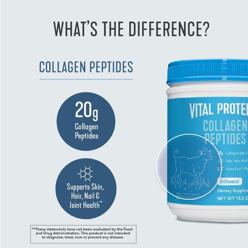 Vital Proteins Unflavored Collagen Peptides 20 oz K76314