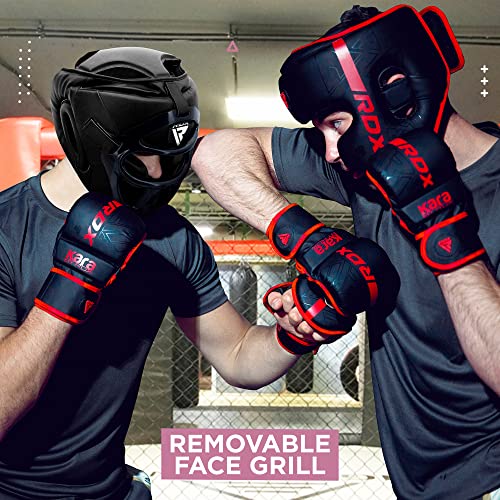 RDX Boxing Headgear MMA Muay Thai with Removable Face Grill Y6691