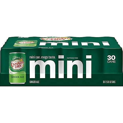 Canada Dry Ginger Ale, 30 pk./7.5 fl. oz