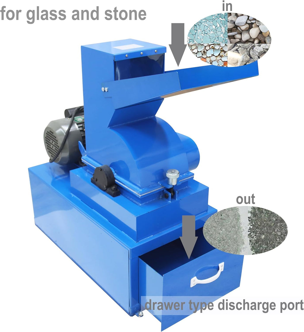 TECHTONGDA Hammer Crusher Electric Shatter Grinder 220V 3KW F473419