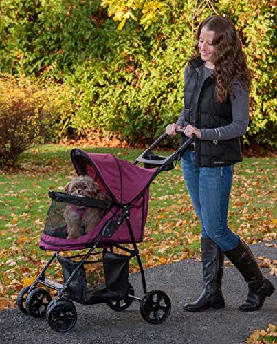 Pet Gear No-Zip Happy Trails Lite Pet Stroller for Cats/Dogs L157761