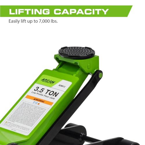 ARCAN Tools 3-Ton Quick Rise Aluminum Floor Jack with Dual Pump Pistons I786