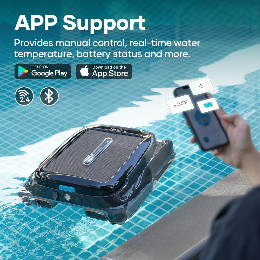 Aiper Scuba S1 Robotic Pool Cleaner with Surfer S1 Skimmer G96598