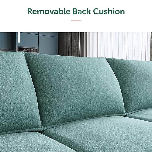 HONBAY Modular Sectional Sofa U Shaped with Storage, Grey G638