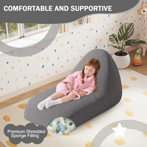 COMAX Unicorn Bean Bag Chair for Kids with Filler, Pink H562644
