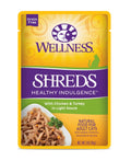 Wellness Healthy Indulgence Shreds with Chicken & Turkey in Light Sauce