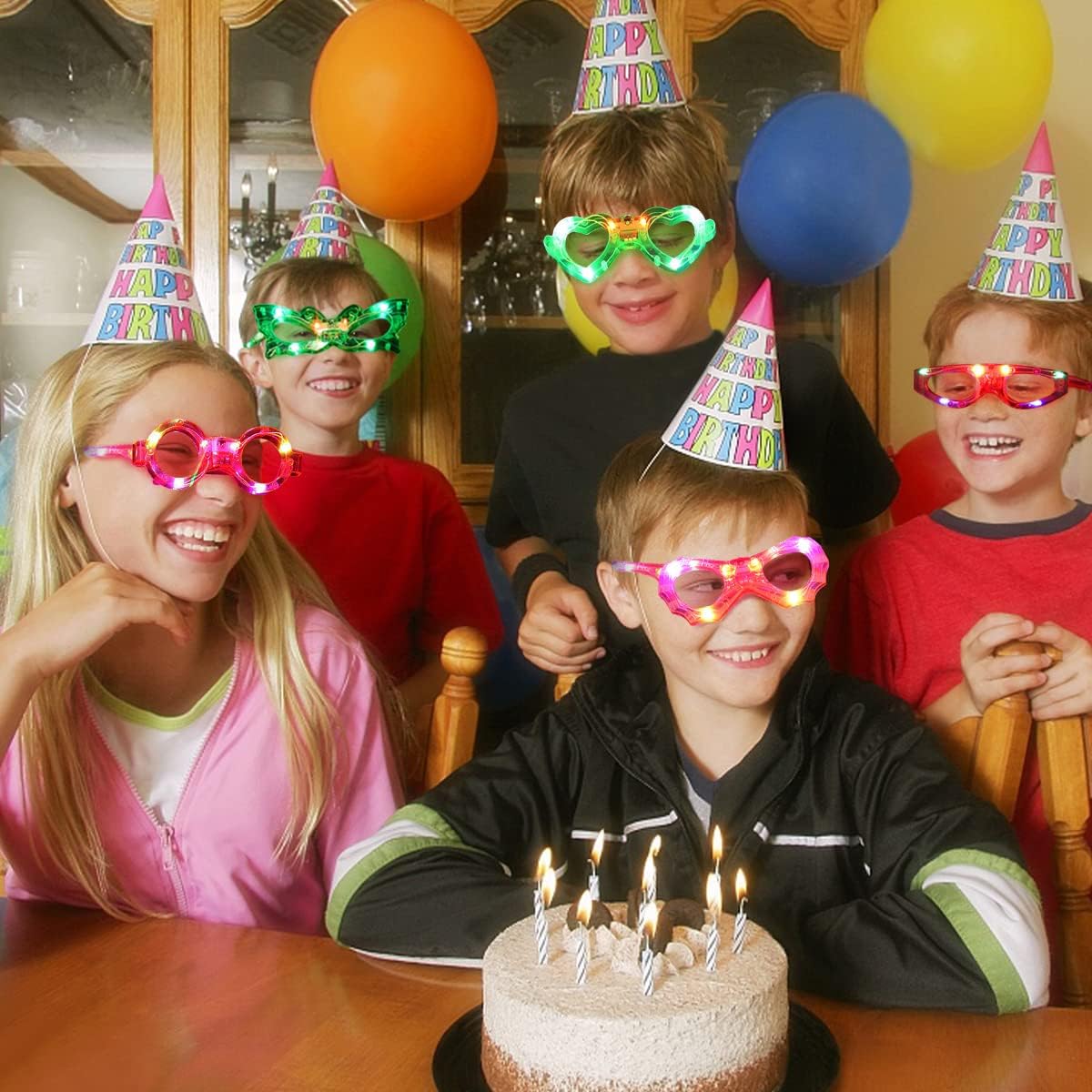 LED Glow Glasses for Party Favors Kids Adults N3937