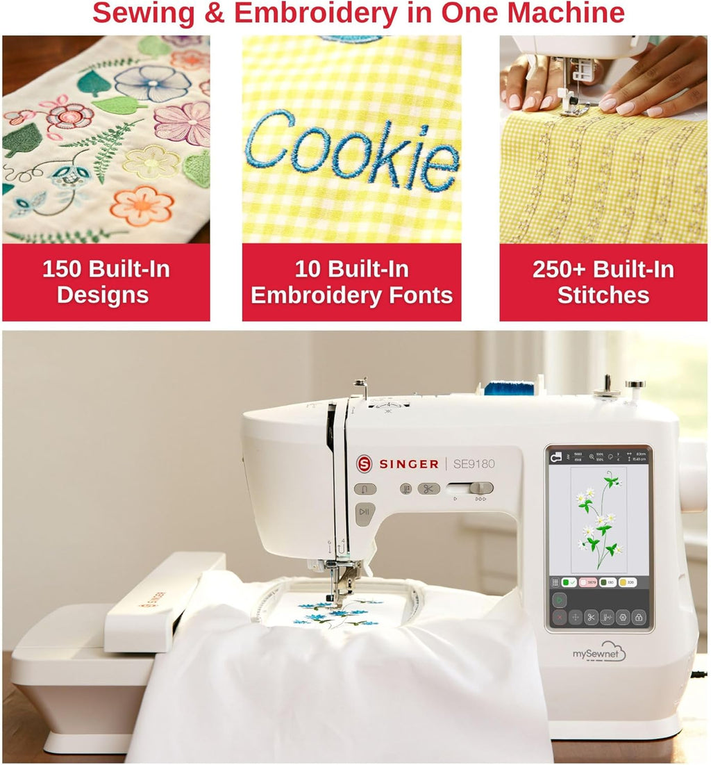 SINGER SE9180 Sewing and Embroidery Machine F279092