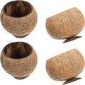 Tiki 4pcs Natural Coconut Shell Cups Hawaiian Luau Party Cups Tiki Cocktail Drinking Cups Sauce Charcuterie Cups Dipping Bowl Prep Pinch Bowl for Beach Summer Cups Hawaiian Party