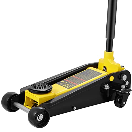 VEVOR 3 Ton Low Profile Floor Jack for All Terrain Vehicles, Heavy-Duty Steel Racing Jack D468548