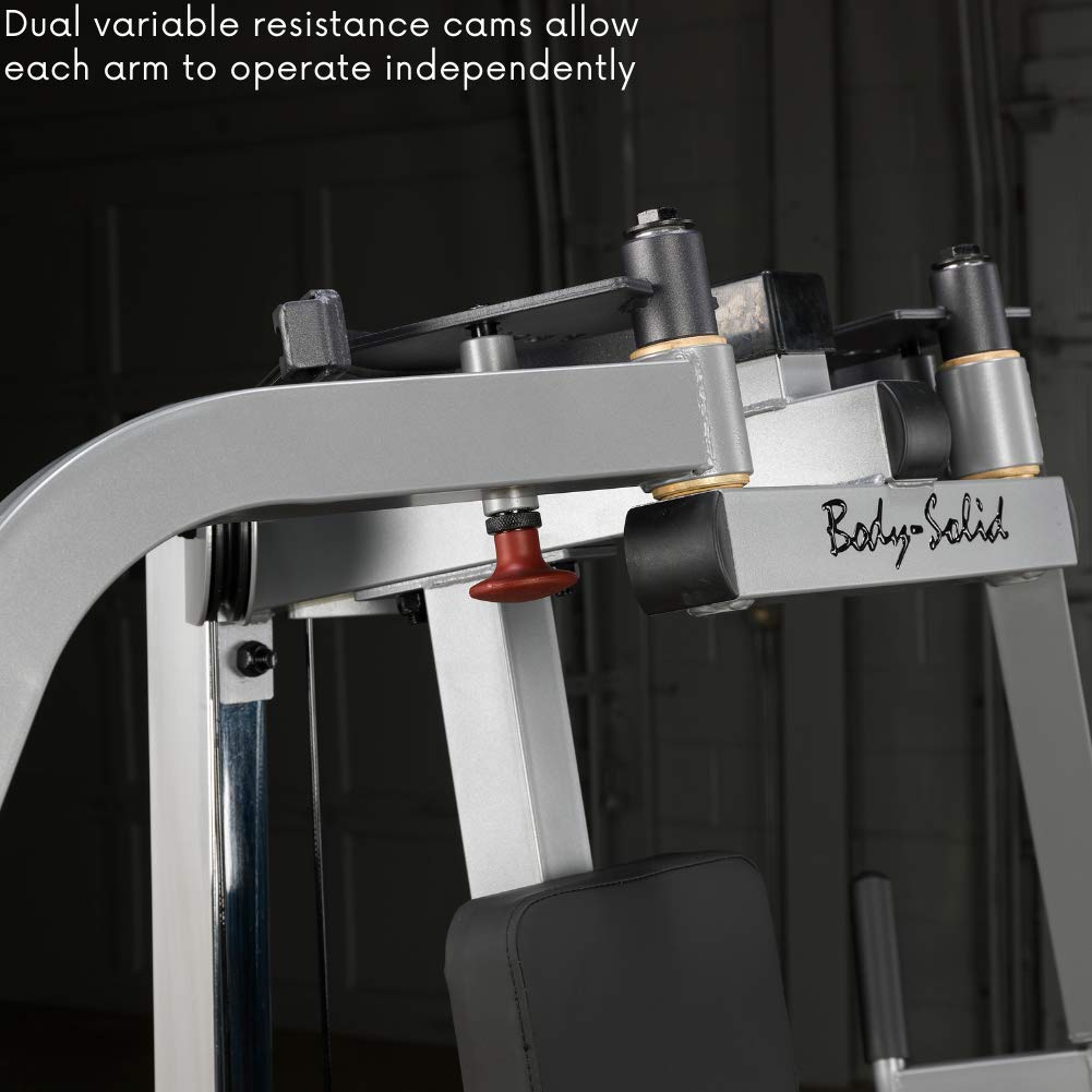 Body-Solid GPM65B Dual Function PEC Machine Plate Loaded W988