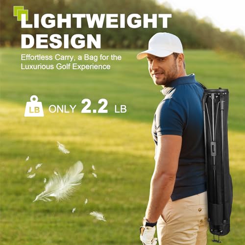 Golf Lightweight Stand Carry Bag for Pitch n Putt, Driving Range, Par 3 Courses P301038