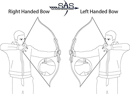 SAS Pioneer 68" Traditional Wood Longbow, Right and Left Hand A5044